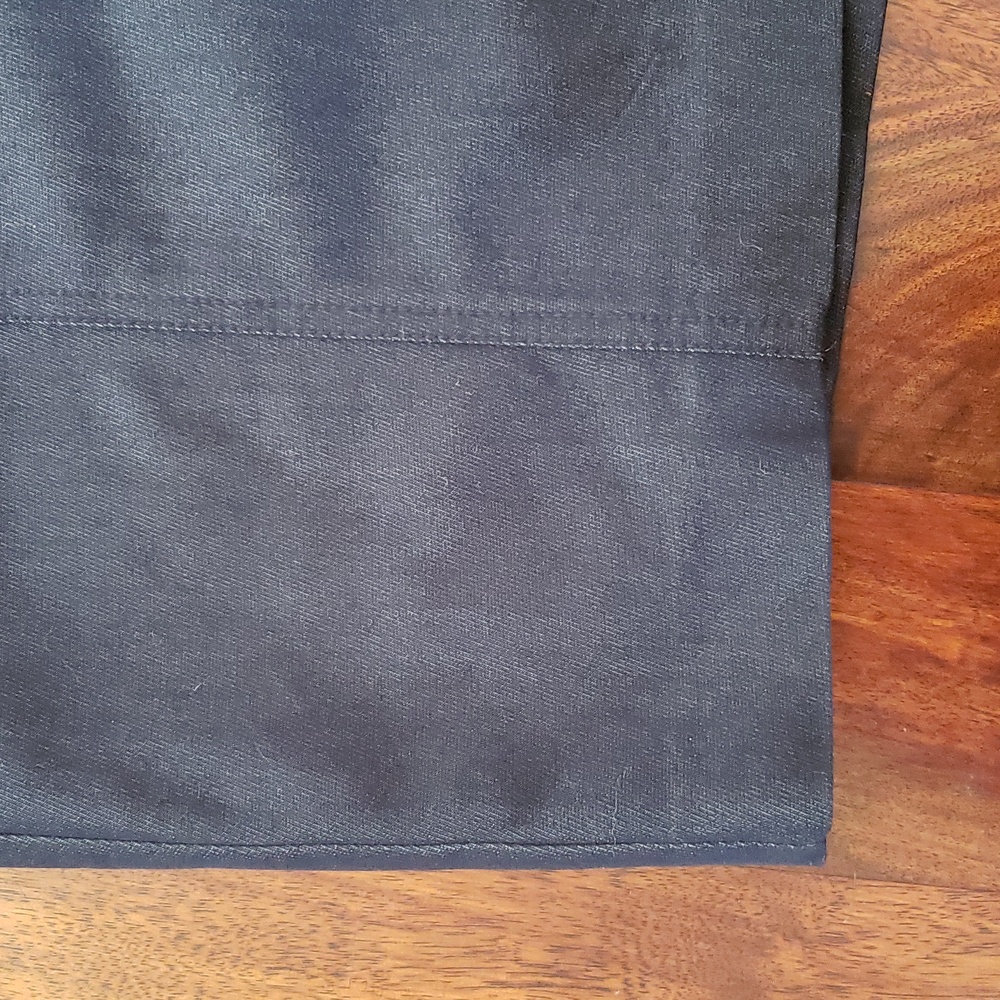 TALBOTS Dark Denim Lace‑Up Grommet Pencil Skirt SIZE 10 - Picture 8 of 14